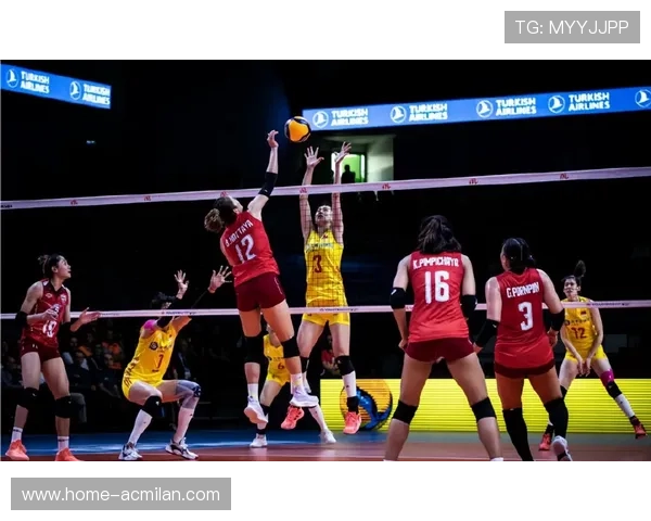 排球女队连续四次探头成功，对手彻底沉默